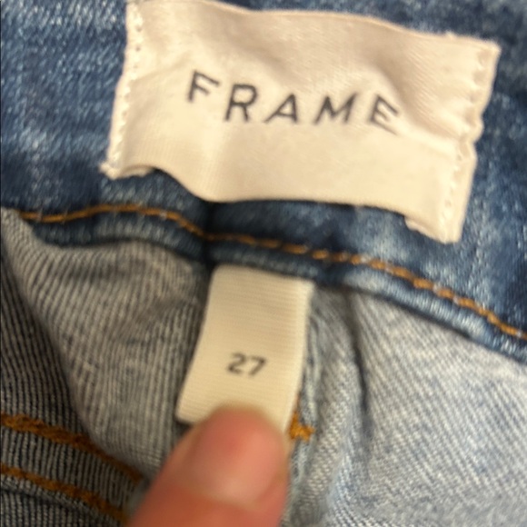 Frame Denim Mermaid Blue Flare Jeans 27 - Picture 3 of 9